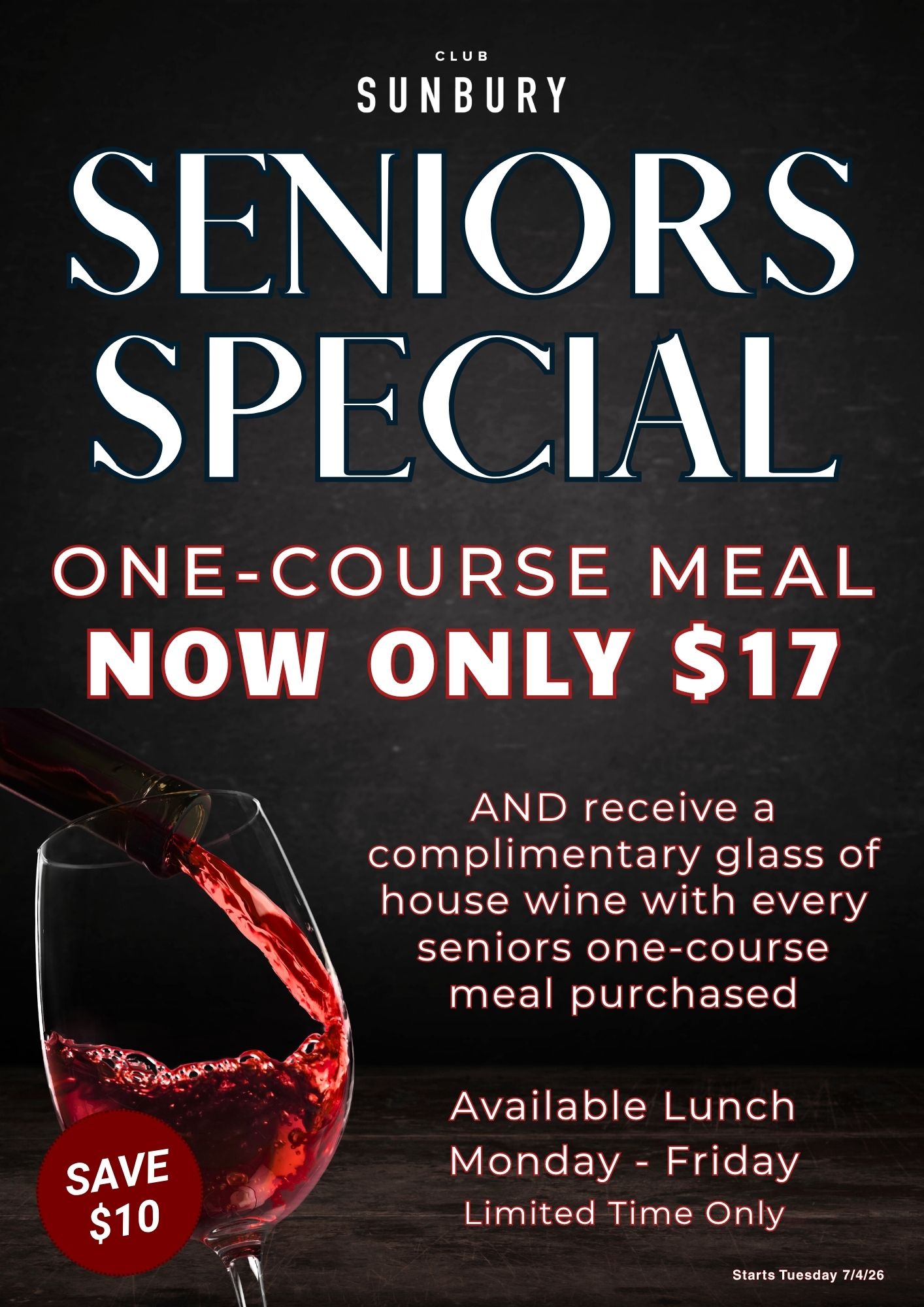 Seniors 17 One Course